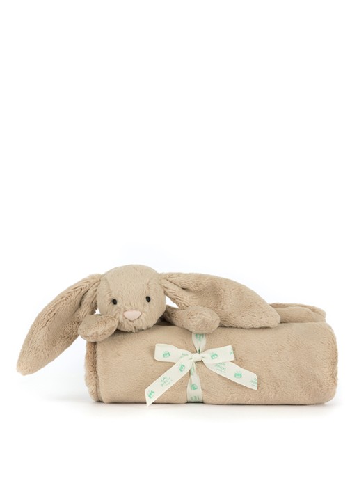 Jellycat Bashful Bunny Blankie knuffeldoekje 56 cm - voorkant 6 multicolor