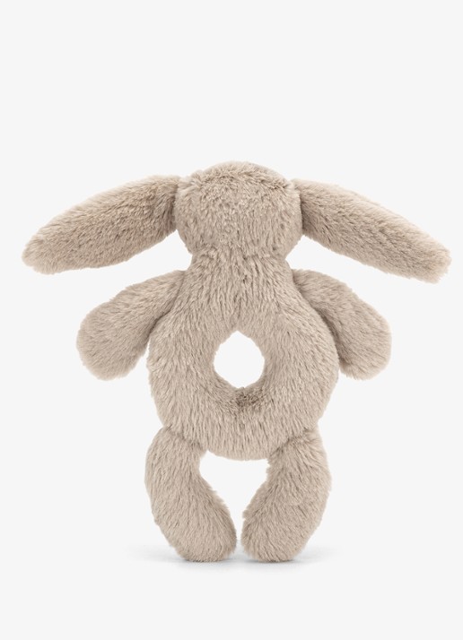 Jellycat Bashful Bunny rammelaar 18 cm  - detail 4 multicolor