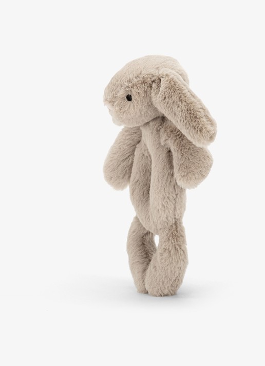 Jellycat Bashful Bunny rammelaar 18 cm  - detail 5 multicolor