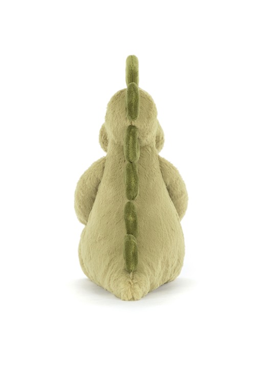 Jellycat Bashful Dino knuffel 31 cm - achterkant 4 groen