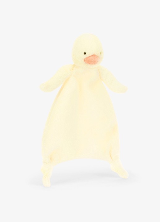 Jellycat Bashful Duckling Comforter knuffel 27 cm - voorkant 2 multicolor