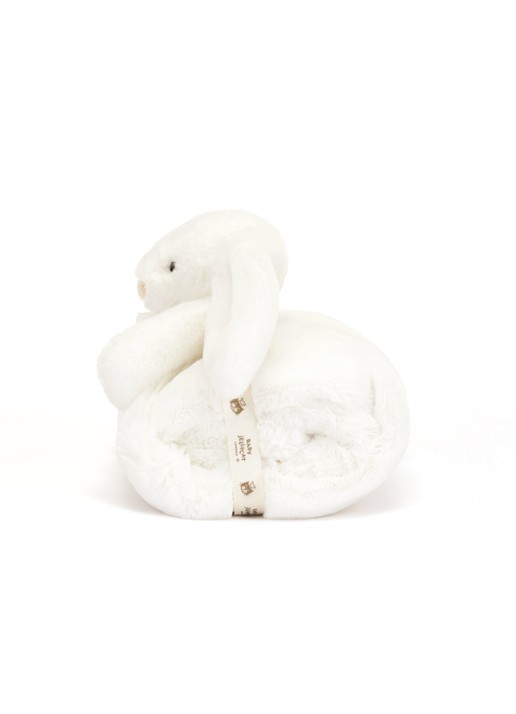 Jellycat Bashful Luxe Bunny Luna Blankie knuffeldoekje 56 cm - detail 3 multicolor