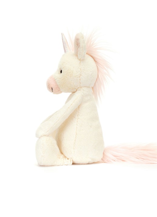 Jellycat Bashful Unicorn Original - detail 5 gebroken wit