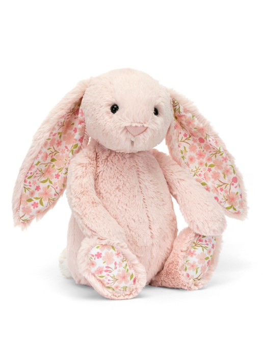 Jellycat Blossom Blush Bunny ‘Cherry’ knuffel 31 cm - voorkant 6 abrikoos