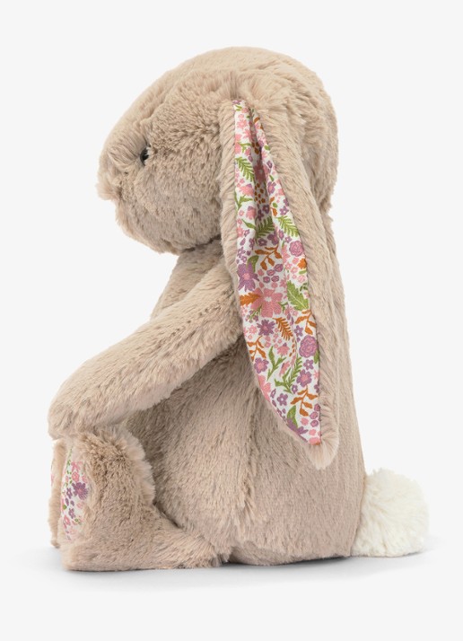 Jellycat Blossom Bunny 'Petal' knuffel 31 cm  - detail 4 beige