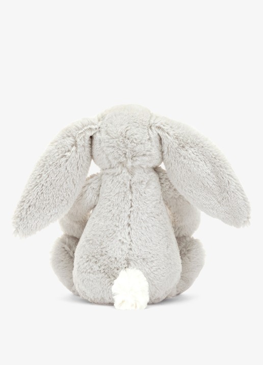 Jellycat Blossom Silver Bunny 'Bloom' knuffel 18 cm  - detail 2 multicolor