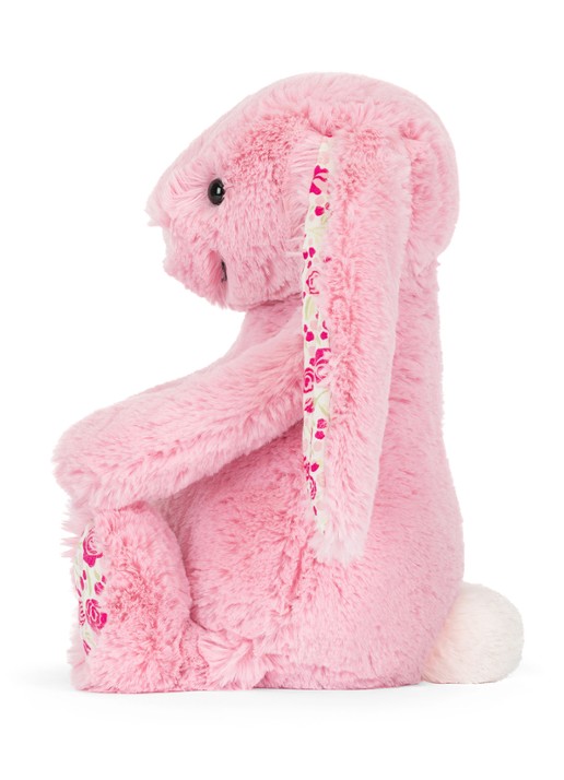 Jellycat Blushkin Blossom Luxe Bunny knuffel 31 cm - detail 3 roze