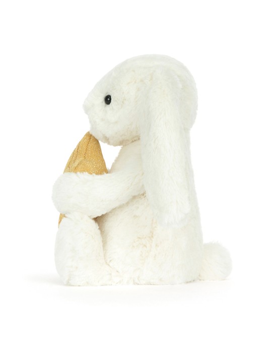 Jellycat Cream Bunny with Star knuffel 31 cm  - detail 2 multicolor