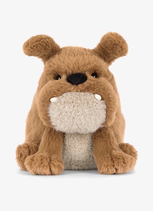 Jellycat Derreck Dog knuffel 23 cm - voorkant 2 multicolor
