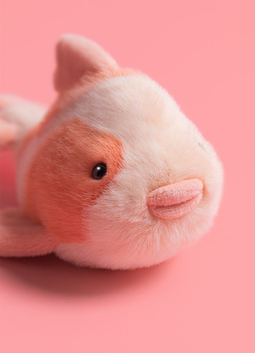 Jellycat Fancy Carp knuffel 11 cm - detail 2 multicolor