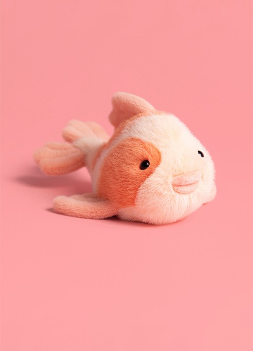 Jellycat Fancy Carp knuffel 11 cm - voorkant 7 multicolor
