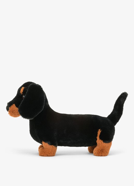 Jellycat Freddie Teckel knuffel 17 cm - detail 3 zwart