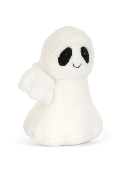 Jellycat Ghost Bob knuffel 15 cm - voorkant 2 beige