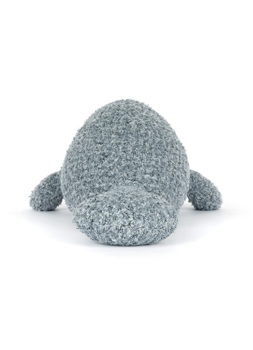 Jellycat Maffles Manatee knuffel 19 cm - achterkant 8 multicolor