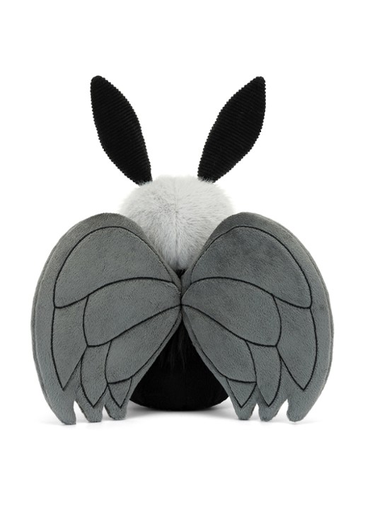 Jellycat Miff Mothman knuffel 21 cm - achterkant zwart