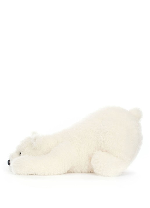 Jellycat Nozzy Polar Bear knuffel 21 cm  - voorkant 3 wit