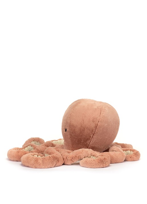 Jellycat Odell Octopus knuffel 140 cm - detail 2 oudroze