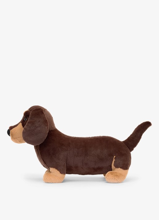 Jellycat Otto Sausage Dog knuffel 19 cm - detail 4 multicolor