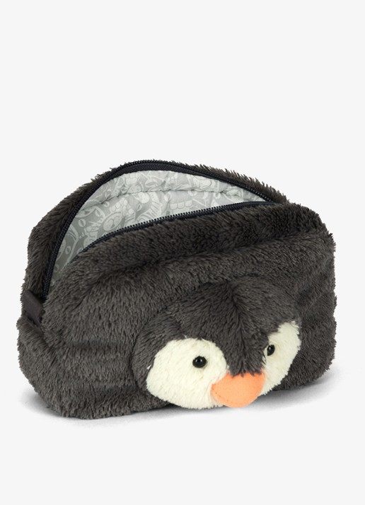 Jellycat Peanut Penguin etui  - detail 4 zwart