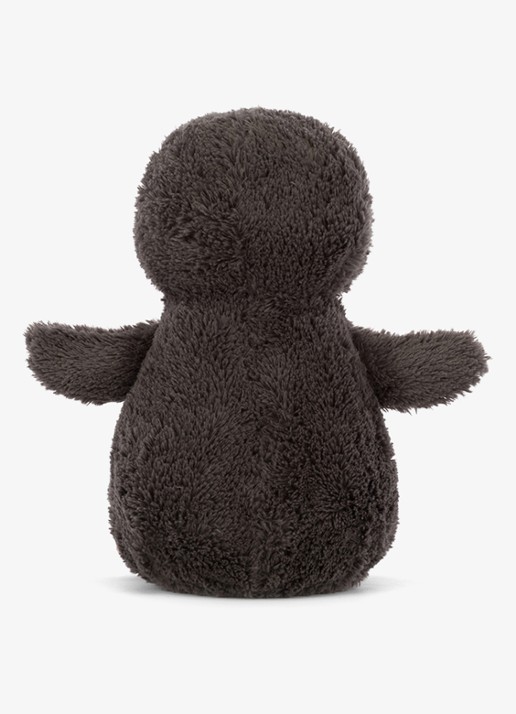 Jellycat Peanut Penguin knuffel 24 cm - achterkant antraciet