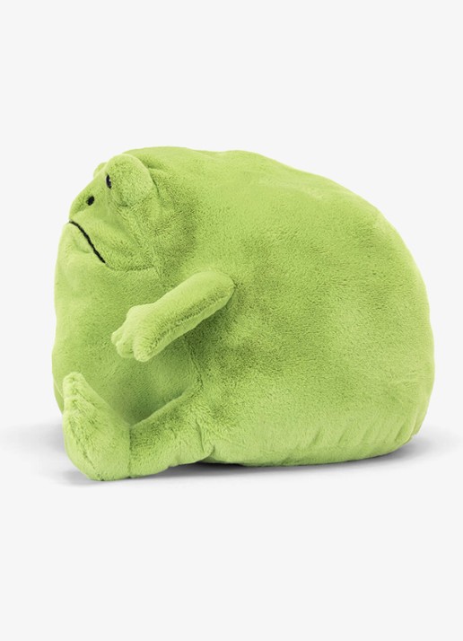 Jellycat Ricky Rain Frog knuffel 15 cm - detail multicolor