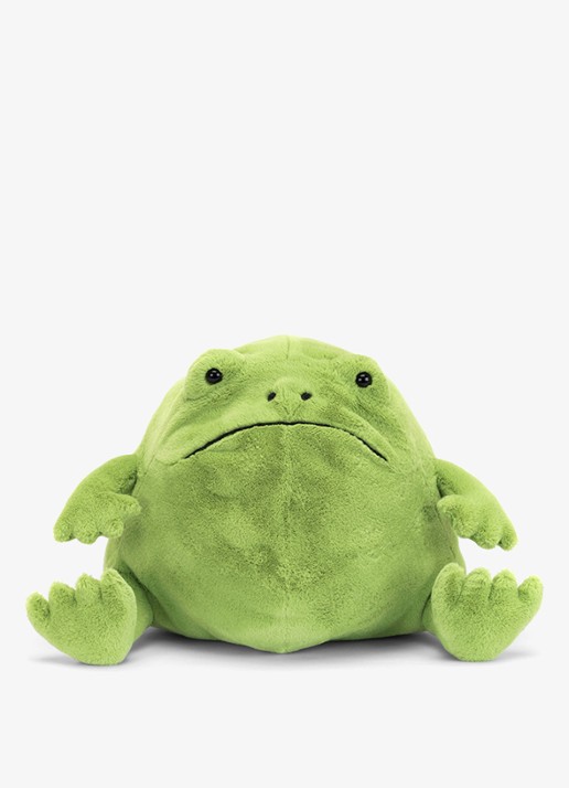 Jellycat Ricky Rain Frog knuffel 15 cm - voorkant 3 multicolor