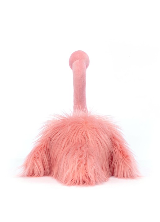 Jellycat Rosario Flamingo knuffel 48 cm - detail lichtroze