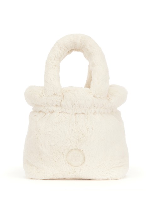 Jellycat Rufferty Puppy handtas - achterkant 3 beige