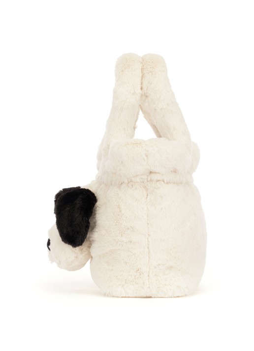 Jellycat Rufferty Puppy handtas - detail beige