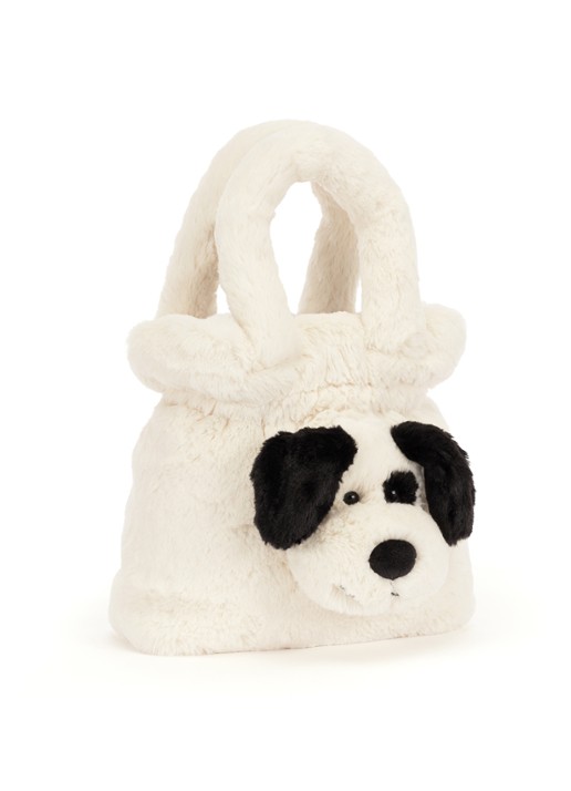 Jellycat Rufferty Puppy handtas - voorkant 4 beige