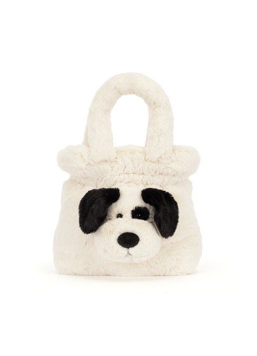 Jellycat Rufferty Puppy handtas - voorkant 5 beige