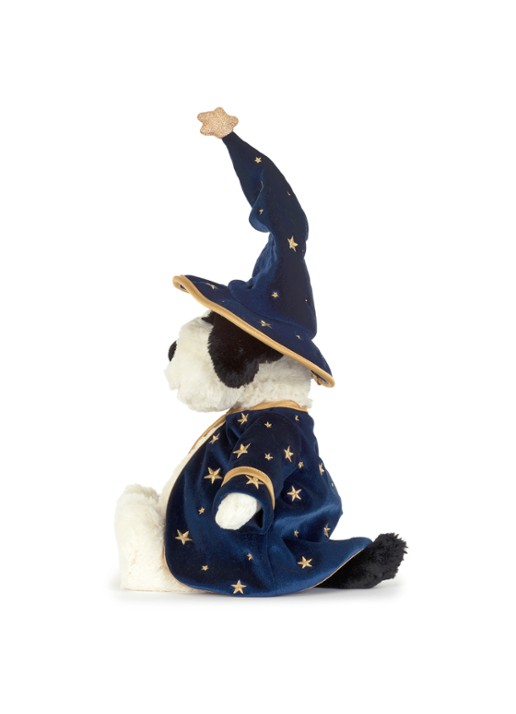 Jellycat Rufferty Puppy Wizard Outfit knuffel 31 cm - detail 7 donkerblauw