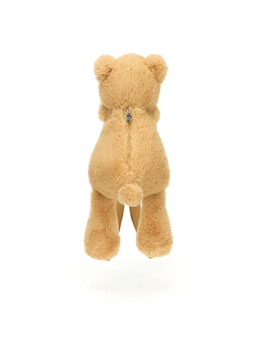 Jellycat Smudge Bear Backpack - achterkant 5 multicolor