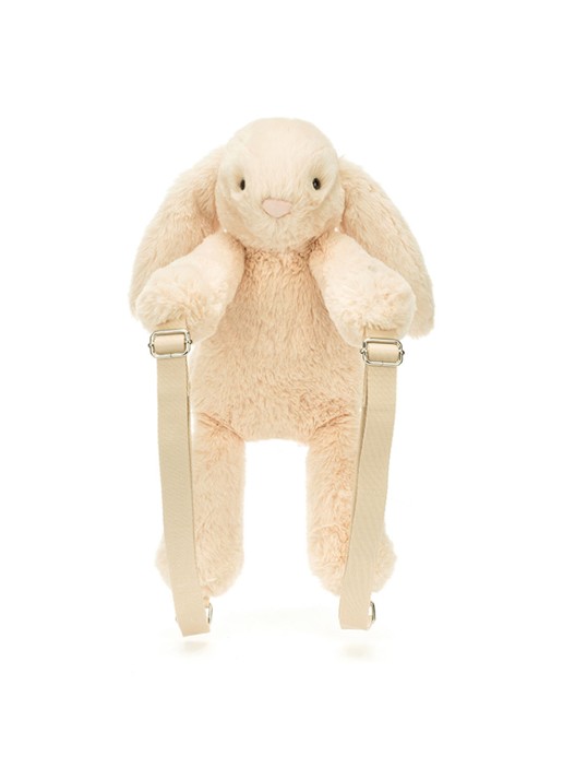 Jellycat Smudge Rabbit knuffelrugzak 43 cm - voorkant 5 multicolor