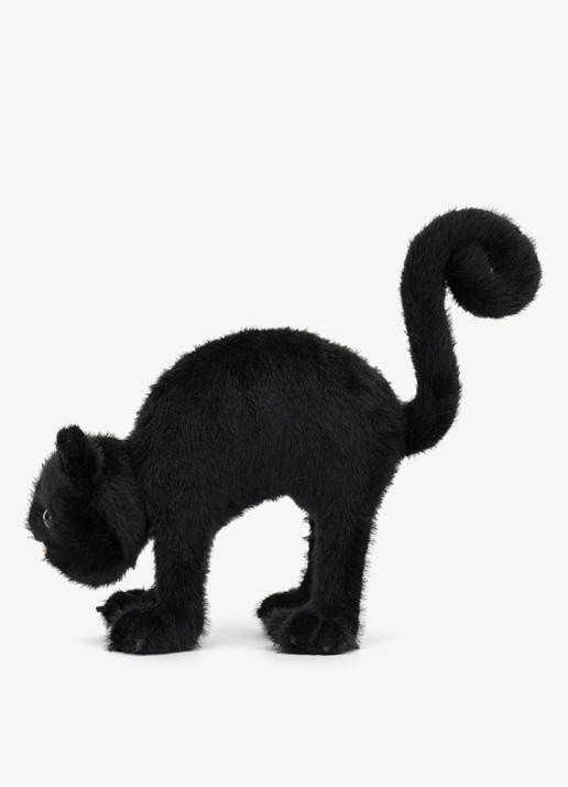 Jellycat Spookipaws Cat knuffel 20 cm  - detail 4 zwart