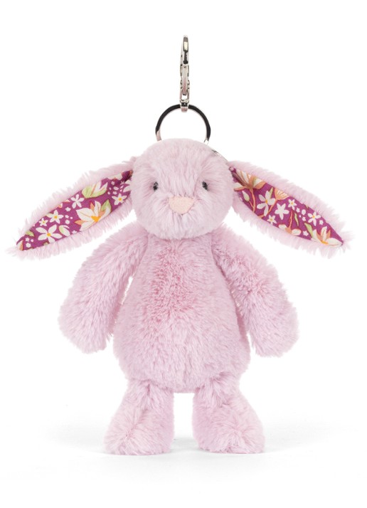 Jellycat Thistlepop Blossom Bunny Bag Charm tasbedel  - detail multicolor