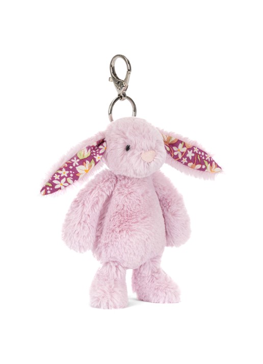 Jellycat Thistlepop Blossom Bunny Bag Charm tasbedel  - voorkant 4 multicolor