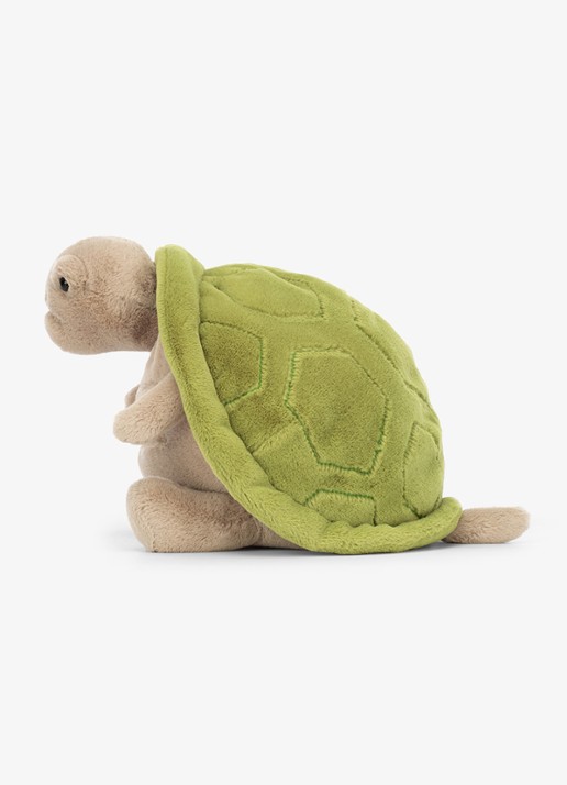 Jellycat Timmy Turtle knuffel 28 cm  - detail groen