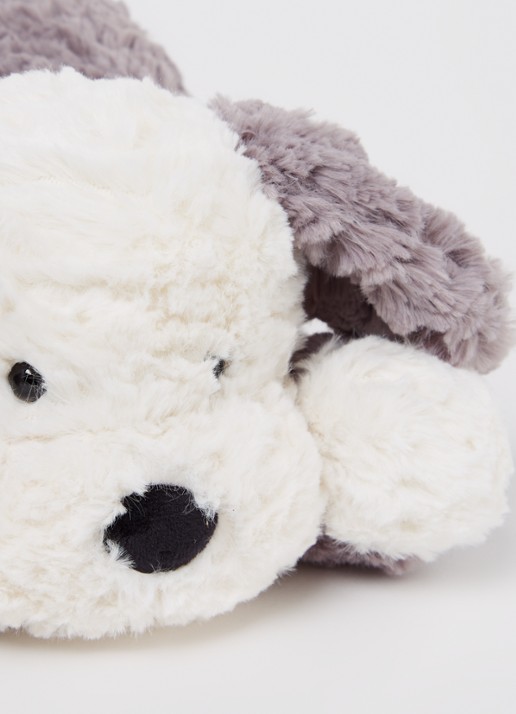 Jellycat Tumblie Sheep Dog knuffel 36 cm - voorkant 2 grijs