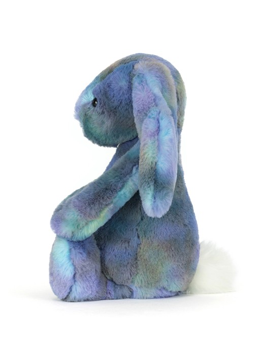 Jellycat Zodihop Luxe Bunny Original knuffel 31 cm  - detail 2 blauw