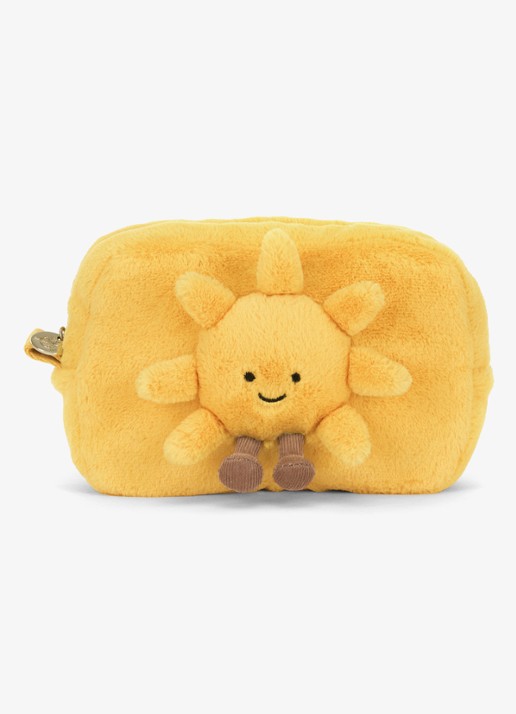 Jellycat Zon etui 13 cm - voorkant 2 geel