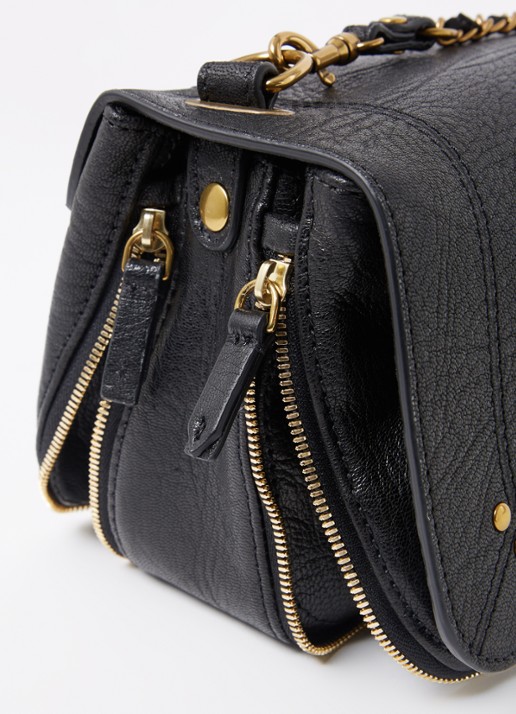 Jérôme Dreyfuss Bobi crossbodytas van geitenleer - detail 5 zwart