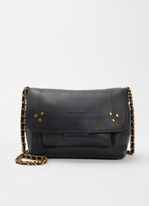Jérôme Dreyfuss Lulu crossbodytas van kalfsleer met geitenleren details