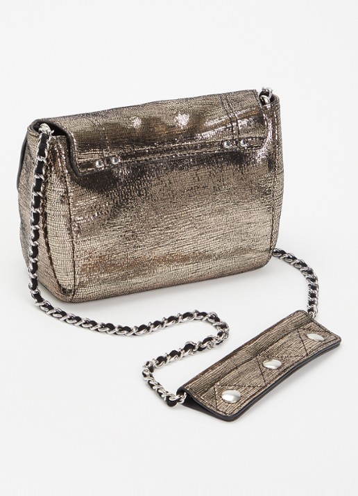 Jérôme Dreyfuss Lulu S crossbodytas van geitenleer - achterkant 3 goud