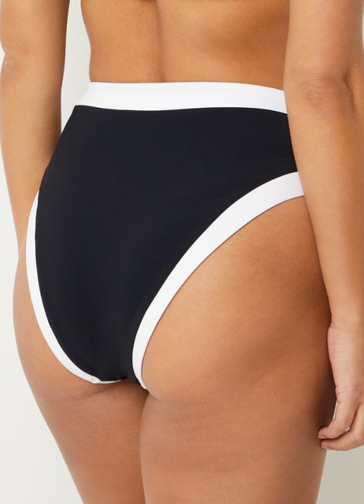 JETS Australia High waisted hipster bikinislip - achterkant zwart