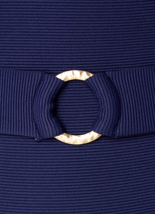 JETS Australia Isla badpak met uitneembare vulling en ceintuur - detail 2 donkerblauw