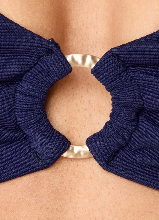JETS Australia Isla bikinitop met uitneembare vulling - detail 3 donkerblauw