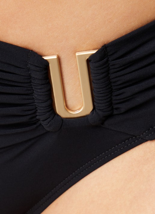 JETS Australia Jetset bikinislip met cut-out detail - detail 3 zwart