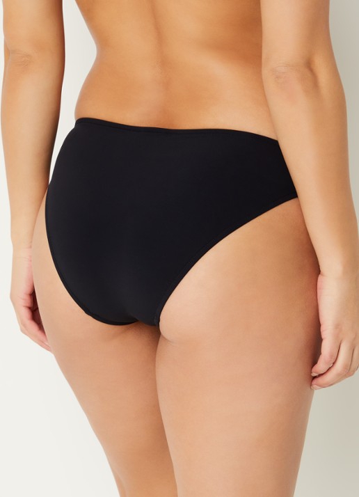JETS Australia Jetset bikinislip met geknoopt detail - achterkant zwart