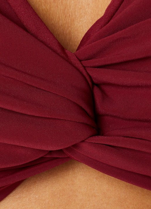 JETS Australia Jetset bikinitop met uitneembare vulling - detail 5 bordeauxrood